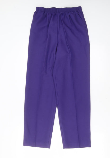 Womens UK Size 10 Alfred Dunner Regular Fit  Purple Trousers