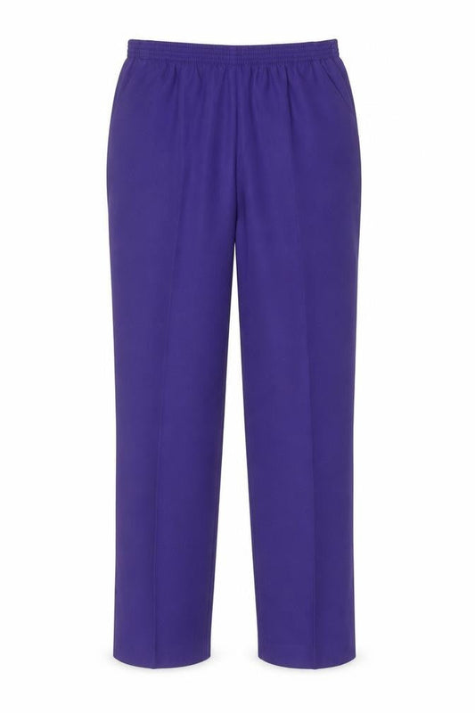 Womens UK Size 10 Alfred Dunner Regular Fit  Purple Trousers