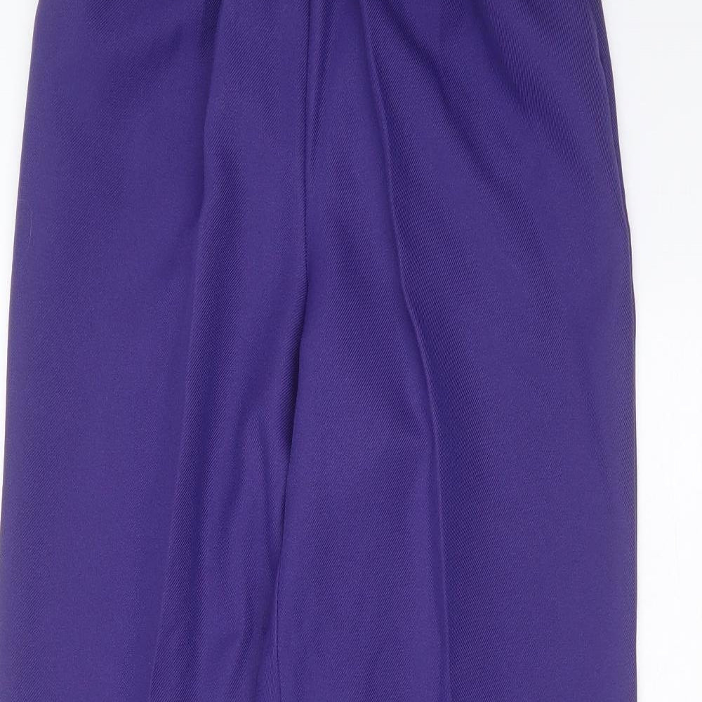 Womens UK Size 10 Alfred Dunner Regular Fit  Purple Trousers