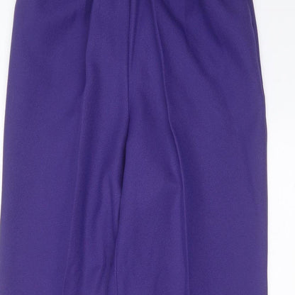 Womens UK Size 10 Alfred Dunner Regular Fit  Purple Trousers