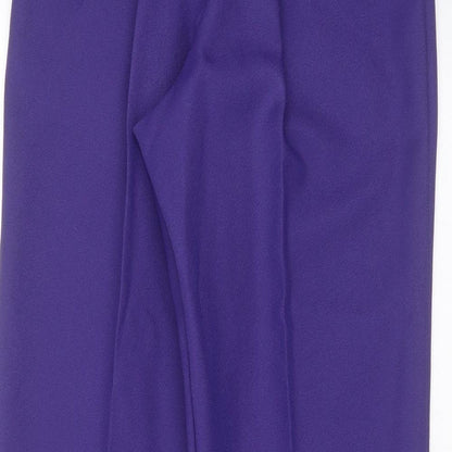 Womens UK Size 10 Alfred Dunner Regular Fit  Purple Trousers