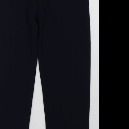 Just Elegance Womens Blue  Polyester Trousers  Size 14 L30 in Regular Button