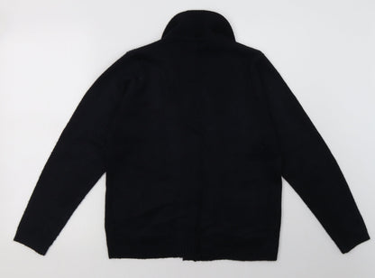Womens UK Size 14 EWM Blue Cardigan Jumper