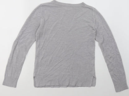 Womens UK Size 6 Marks and Spencer Grey Pullover Sweatshirt