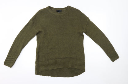 Womens UK Size S New Look Green Pullover Jumper