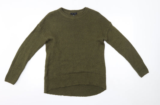 Womens UK Size S New Look Green Pullover Jumper