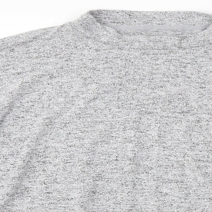 Primark Womens Grey High Neck  Viscose Pullover Jumper Size L   - Loungewear