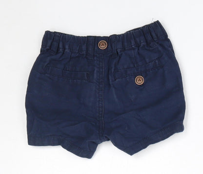 NEXT Baby Blue  100% Cotton Cropped Trousers Size 6-9 Months   - Shorts