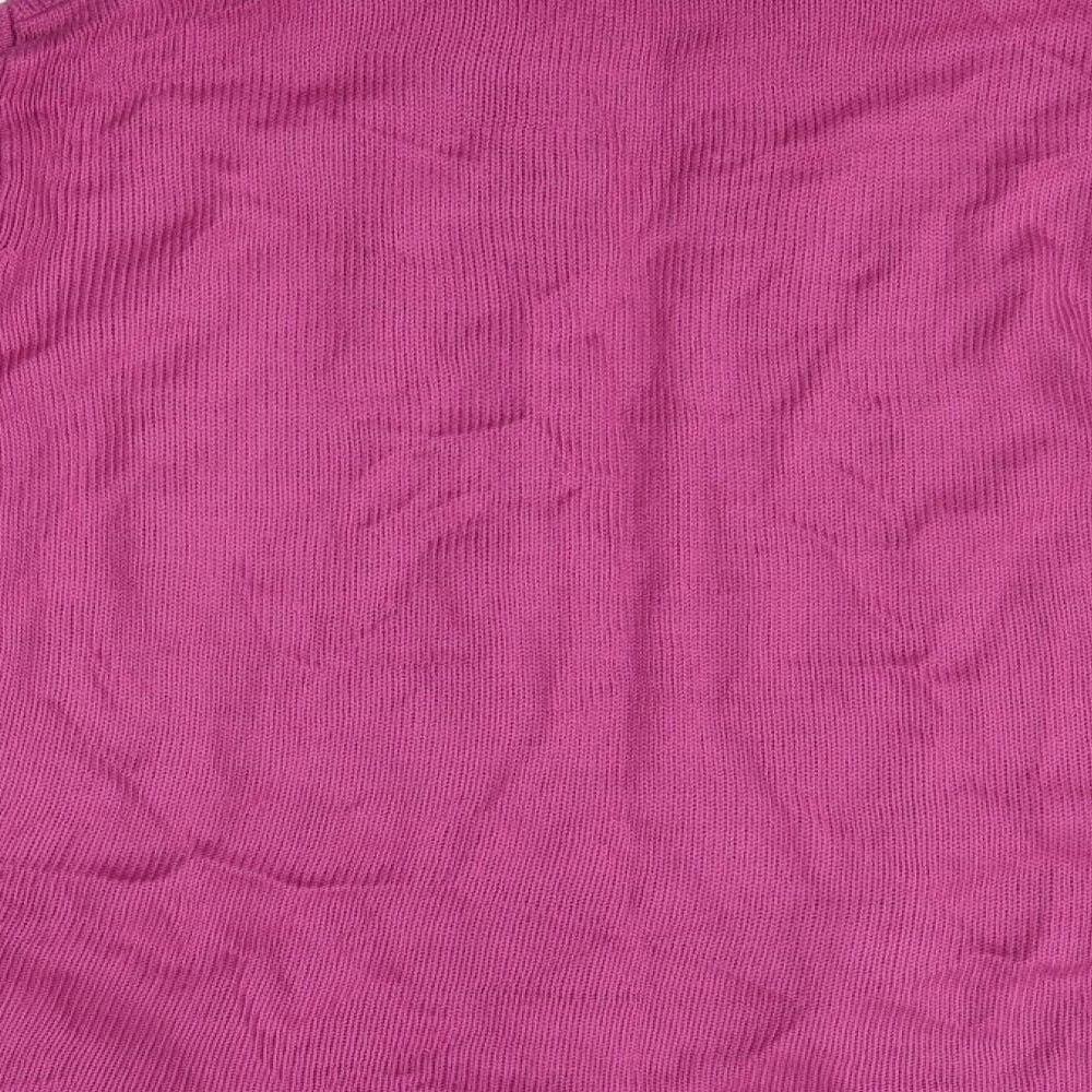 Womens UK Size S BM Pink Cardigan Jumper