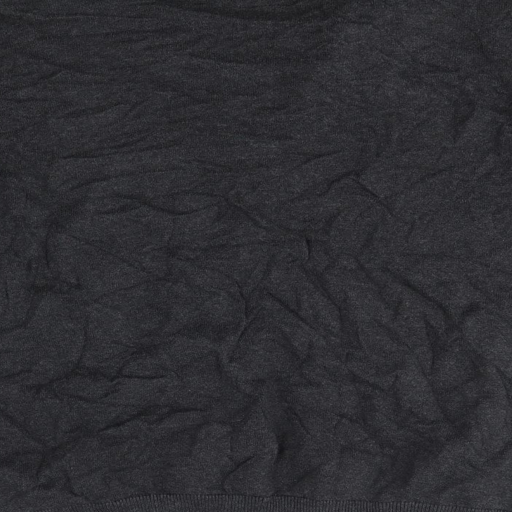 Kensington Mens Grey Collared  Cotton Pullover Jumper Size 2XL