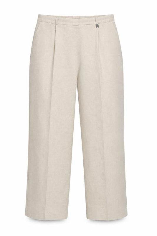 Womens UK Size 18 Classic Regular Fit Dress Pants Beige Trousers