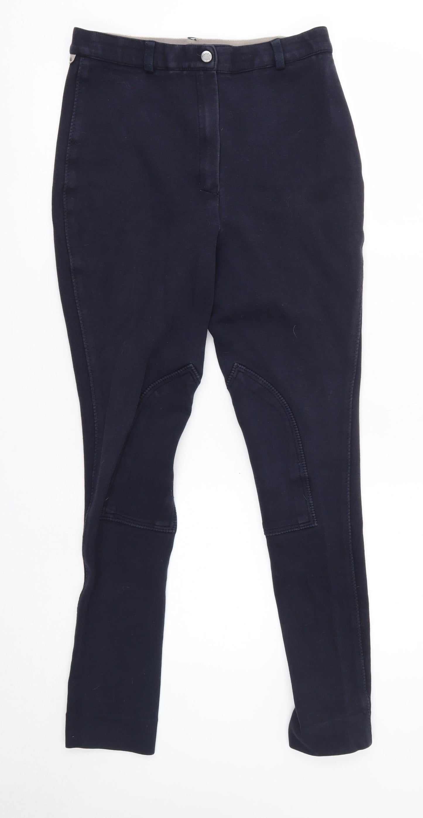 Harry Hall Womens Blue  Cotton Jogger Leggings Size 28 in L28 in   - Jodhpurs