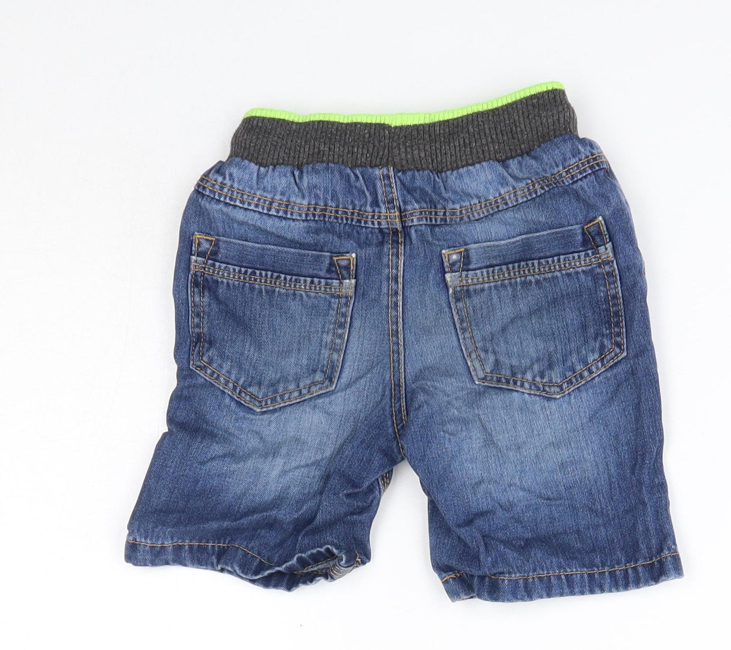George Baby Blue  Cotton Cropped Trousers Size 18-24 Months   - Shorts