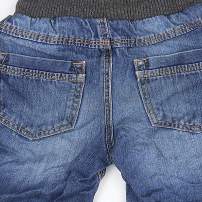 George Baby Blue  Cotton Cropped Trousers Size 18-24 Months   - Shorts