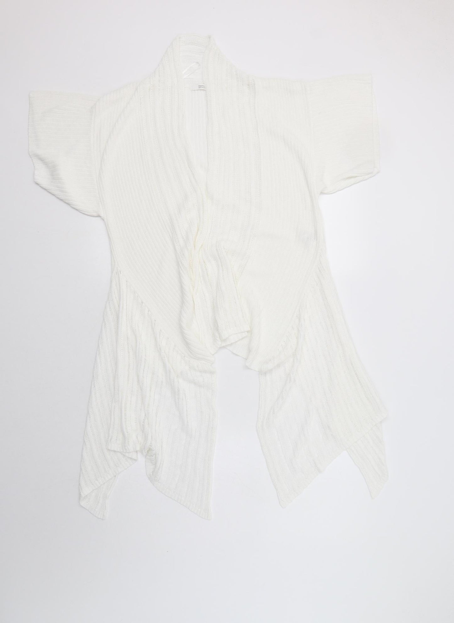 Womens UK Size 12 M&S White Cardigan Jumper