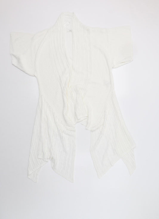 Womens UK Size 12 M&S White Cardigan Jumper