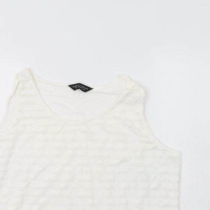 Womens UK Size 16 Dorothy Perkins White Basic Tank