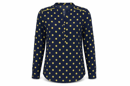 Womens UK Size S Preworn Blue Ringer Blouse