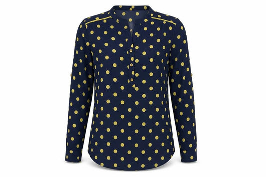 Womens UK Size S Preworn Blue Ringer Blouse