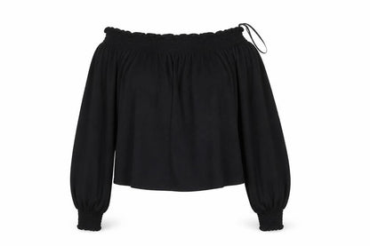 Womens UK Size S H&M Black Basic Blouse