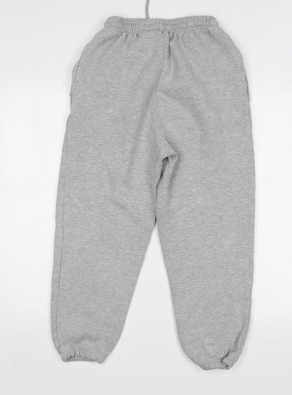 Womens UK Size 10 Preworn Regular Fit Sweatpants Grey Trousers