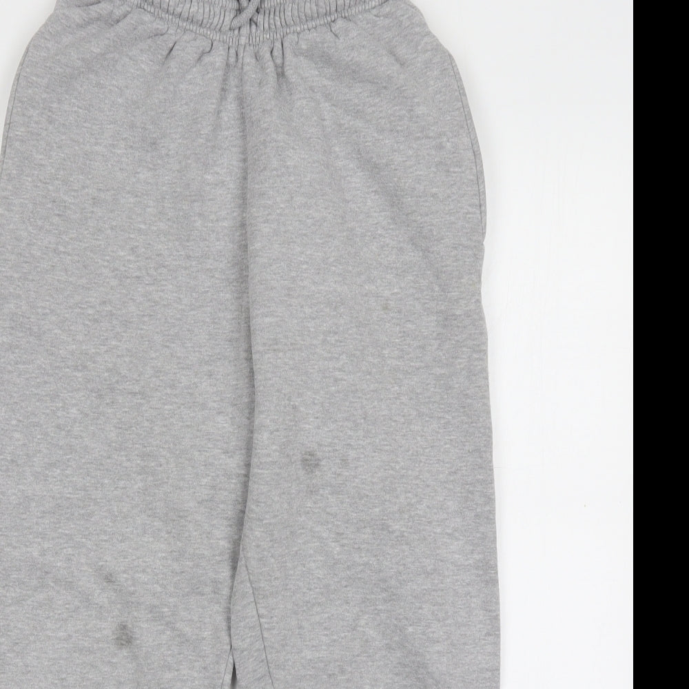Womens UK Size 10 Preworn Regular Fit Sweatpants Grey Trousers