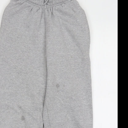 Womens UK Size 10 Preworn Regular Fit Sweatpants Grey Trousers