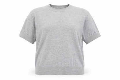 M&S Womens Grey Round Neck  Viscose Pullover Jumper Size 10