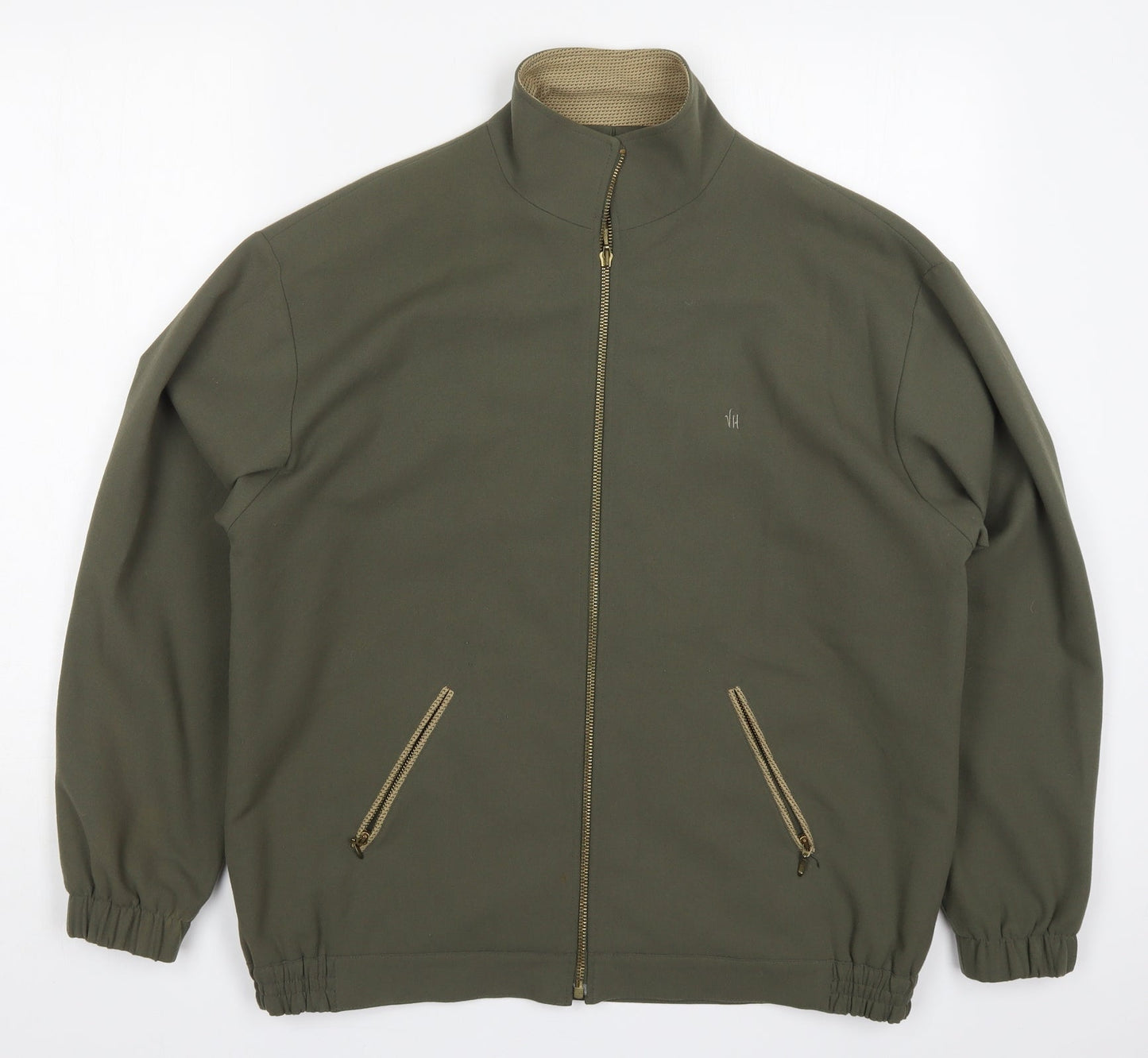 Valerie Herman Womens Green   Jacket  Size L  Zip