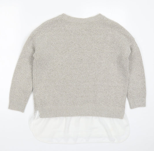 Womens UK Size M Wallis Grey Pullover Jumper