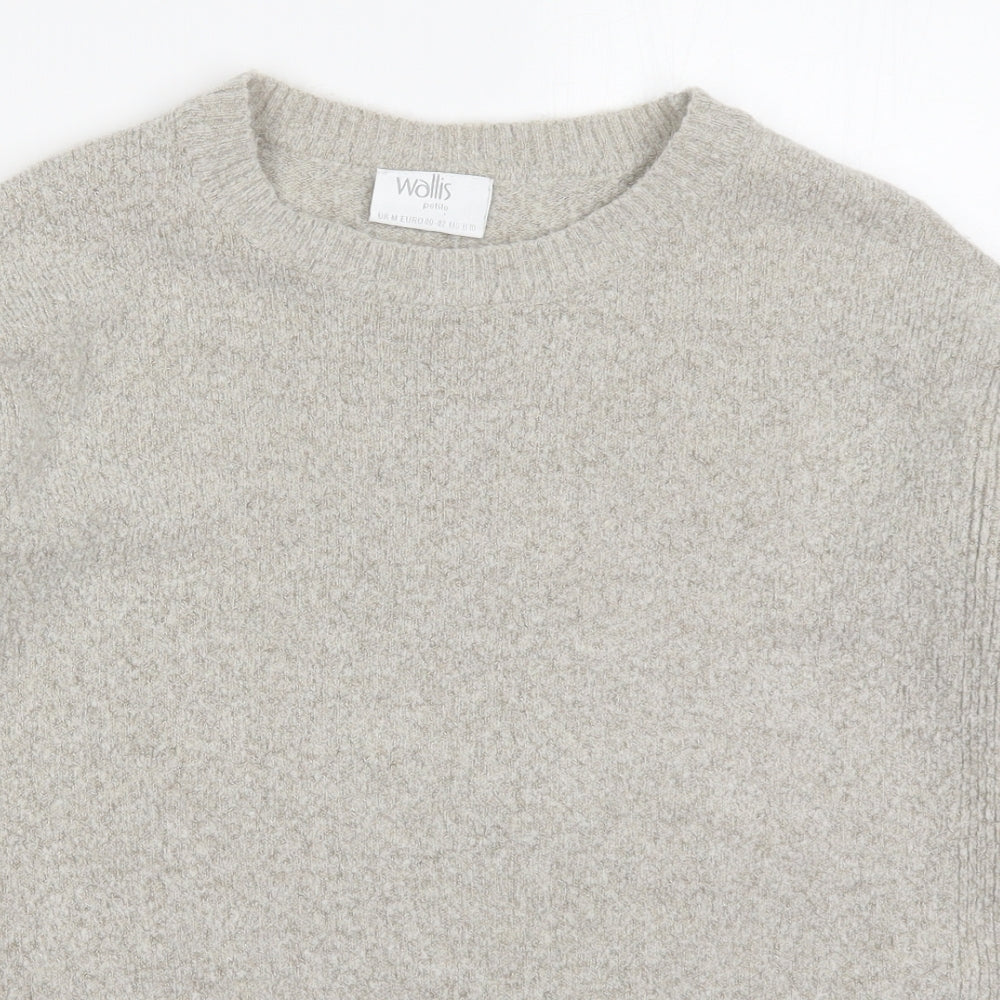 Womens UK Size M Wallis Grey Pullover Jumper