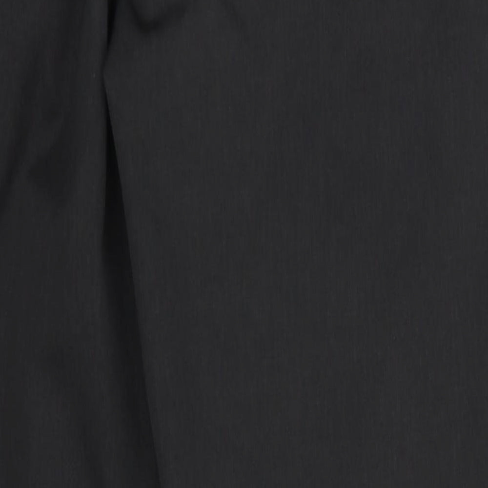 Marks and Spencer Mens Grey  Polyester Trousers  Size 34 L30 in Regular Button