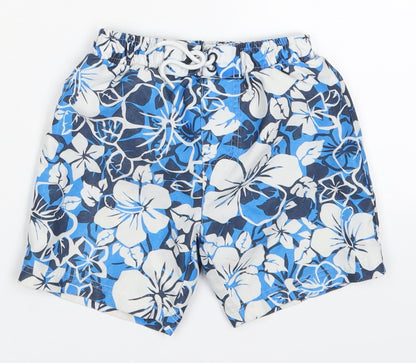 Mothercare Boys Blue  Polyester Cropped Trousers Size 18-24 Months  Drawstring - Swim Shorts