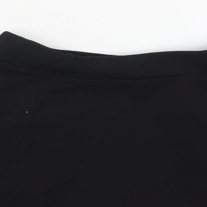 George Girls Black  Polyester Skater Skirt Size 7-8 Years  Regular
