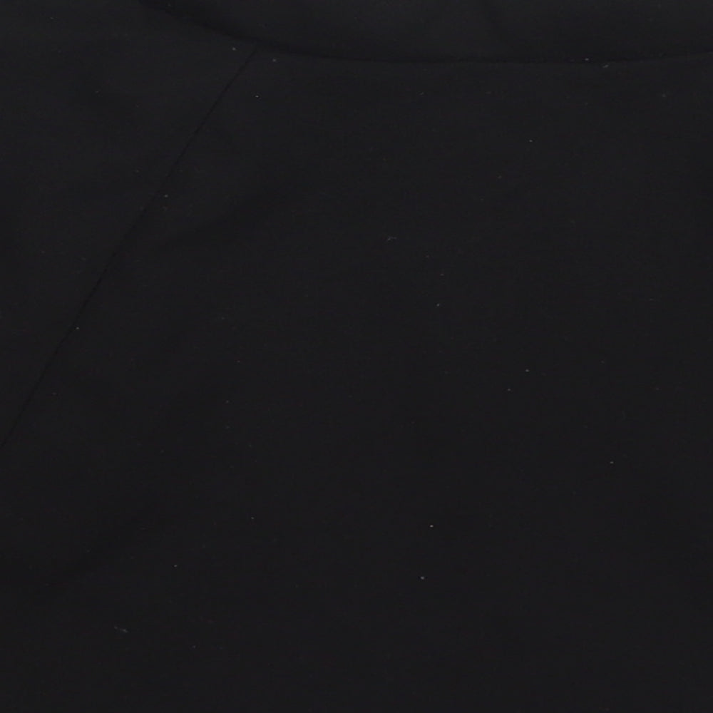 George Girls Black  Polyester Skater Skirt Size 7-8 Years  Regular