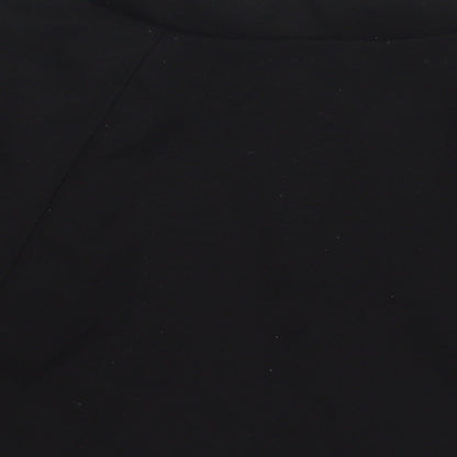 George Girls Black  Polyester Skater Skirt Size 7-8 Years  Regular