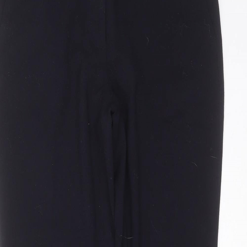 Womens UK Size 8 Zara Regular Fit  Blue Trousers