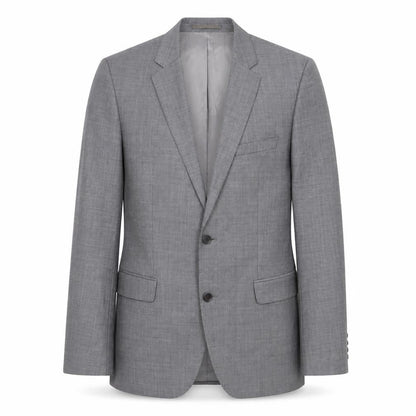 GUABELLO Mens Grey  Wool Jacket Suit Jacket Size 40