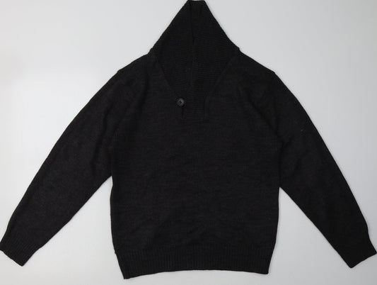 Mens UK Size S Cedar Wood State Black Pullover Sweatshirt