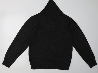 Mens UK Size S Cedar Wood State Black Pullover Sweatshirt