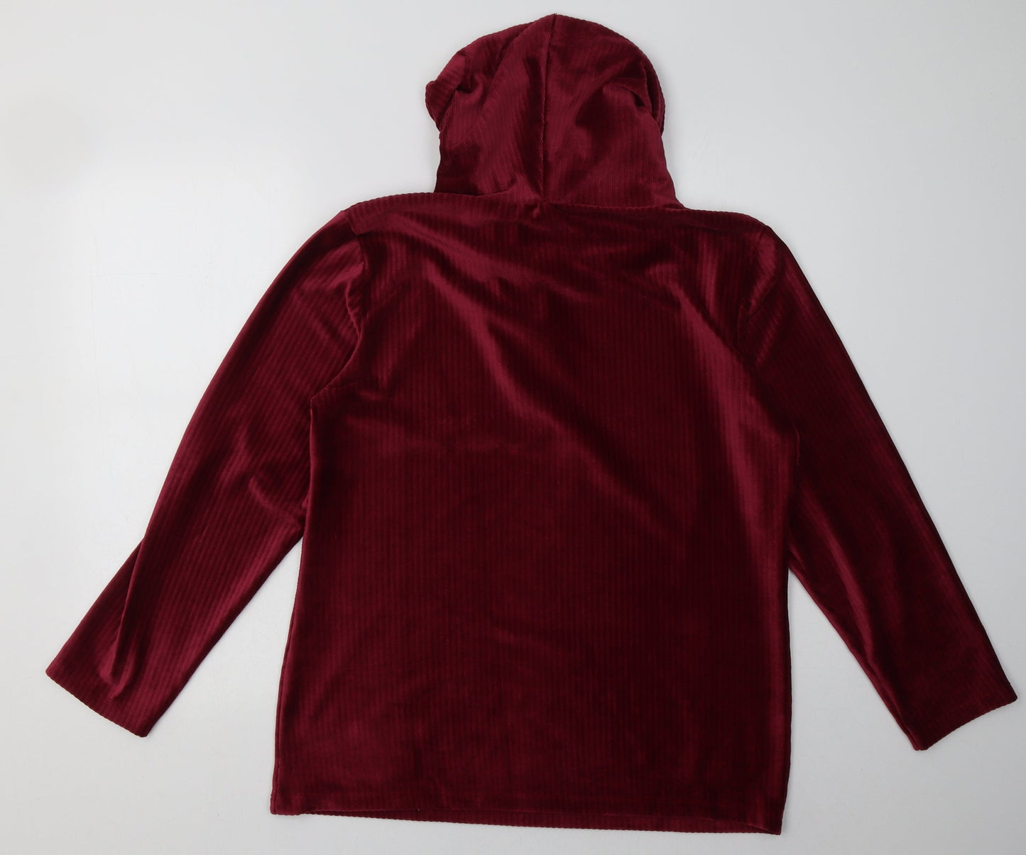 Luca Vanucci Womens Purple  Polyester Pullover Sweatshirt Size M  Pullover