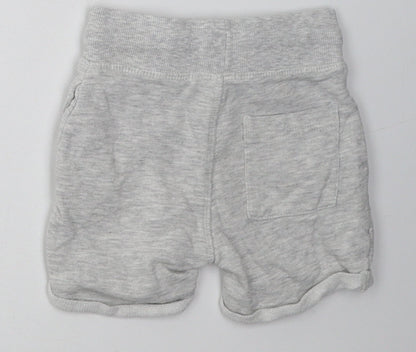 Mini Club Boys Grey  Cotton Shorts Outfit/Set Size 9-12 Months  Tie