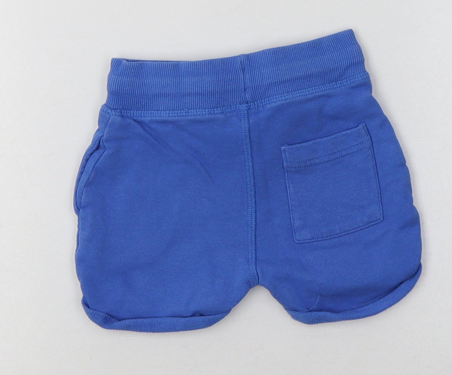 Mini Club Boys Blue  Cotton Shorts Outfit/Set Size 9-12 Months  Tie