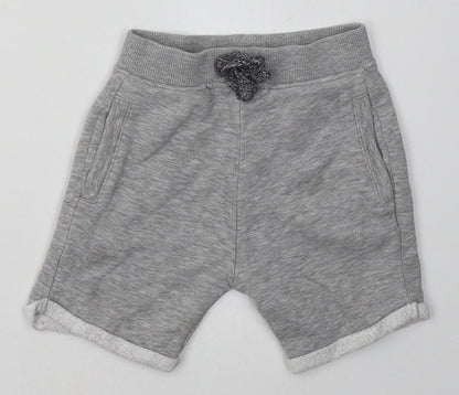 Nutmeg Boys Grey  Cotton Shorts Outfit/Set Size 12-18 Months  Tie