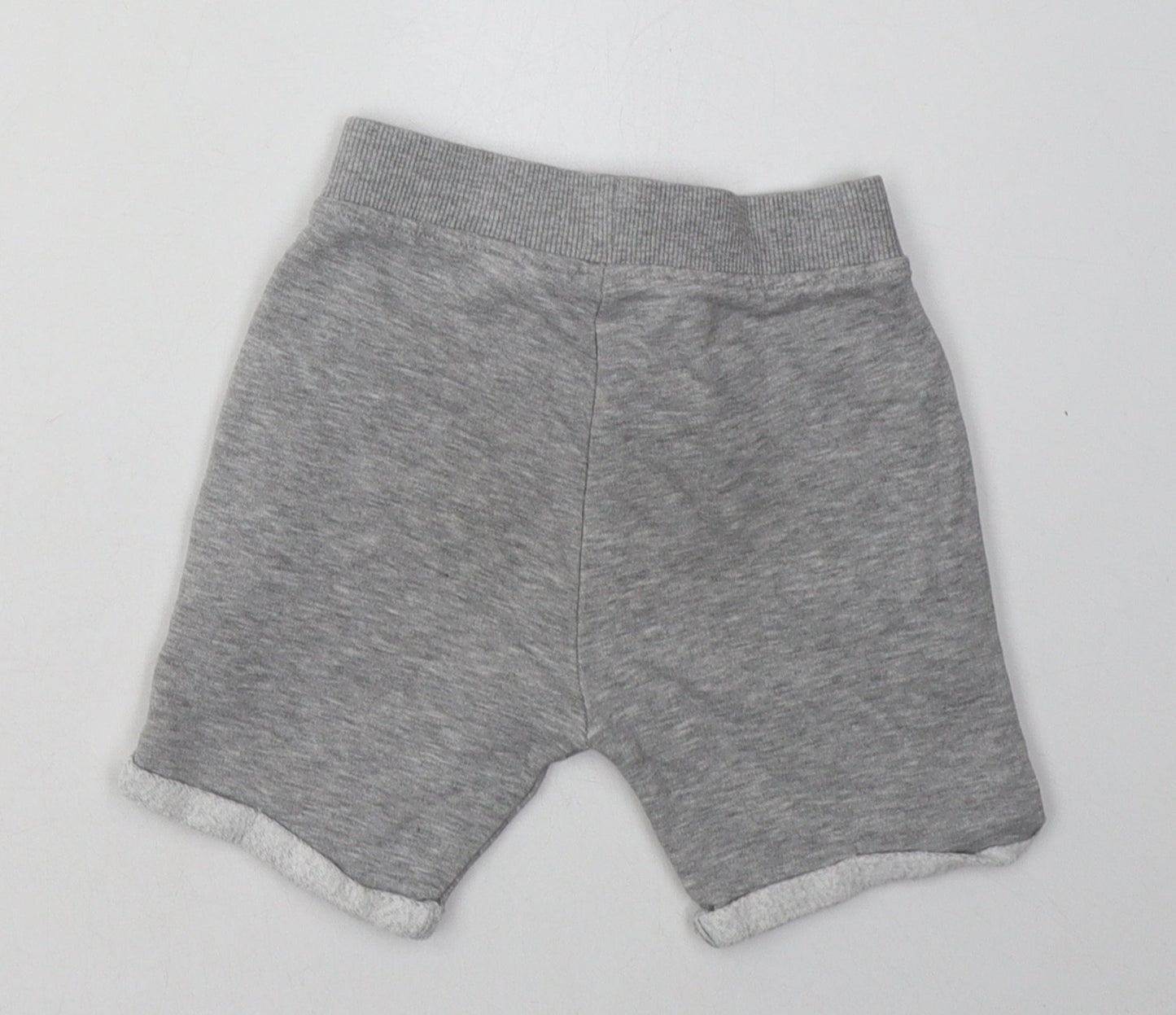 Nutmeg Boys Grey  Cotton Shorts Outfit/Set Size 12-18 Months  Tie