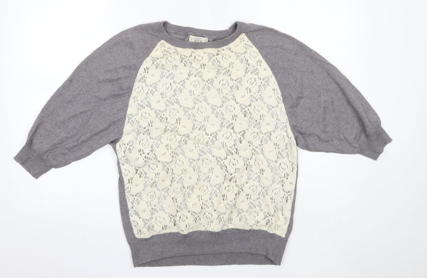 Womens UK Size 6 NEXT Grey Pullover Jumper