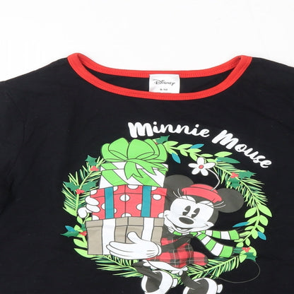 Disney Womens Multicoloured Solid 100% Cotton Top Pyjama Top Size 8   - Disney Christmas