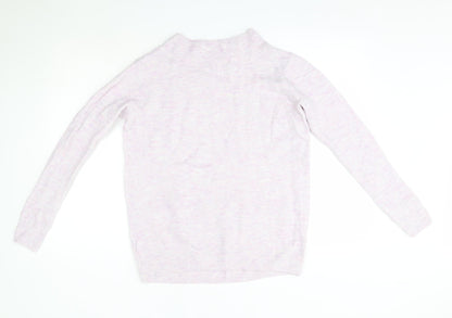 Womens UK Size S H&M Purple Pullover Jumper