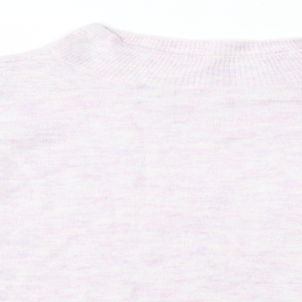 Womens UK Size S H&M Purple Pullover Jumper