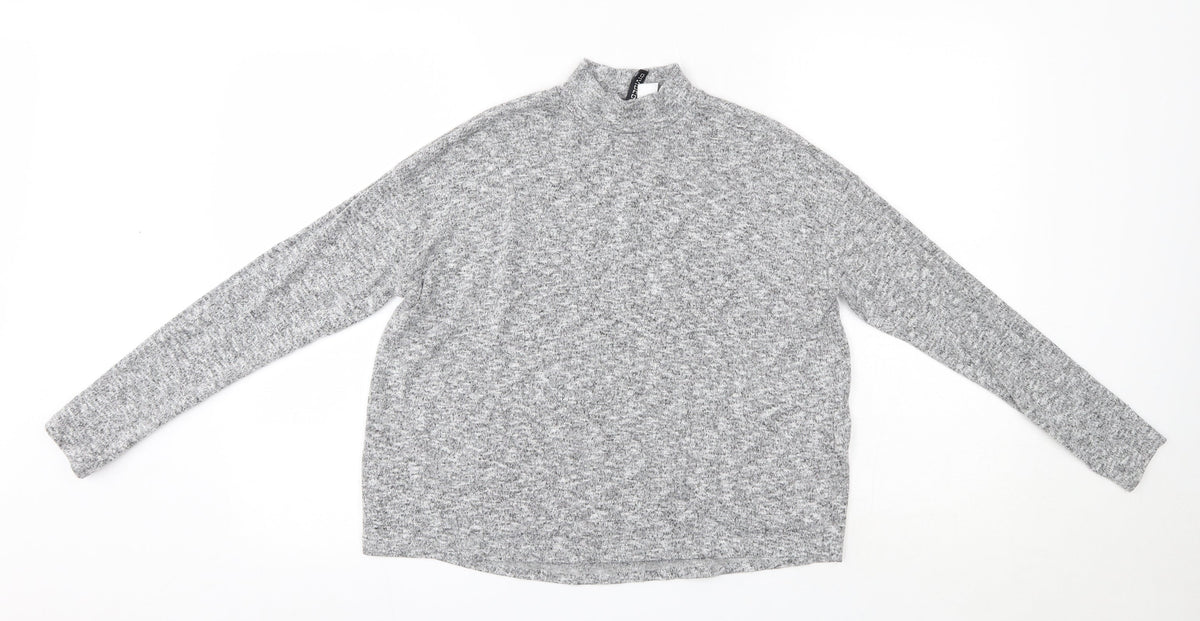 Womens UK Size XS H&M Grey Pullover Jumper